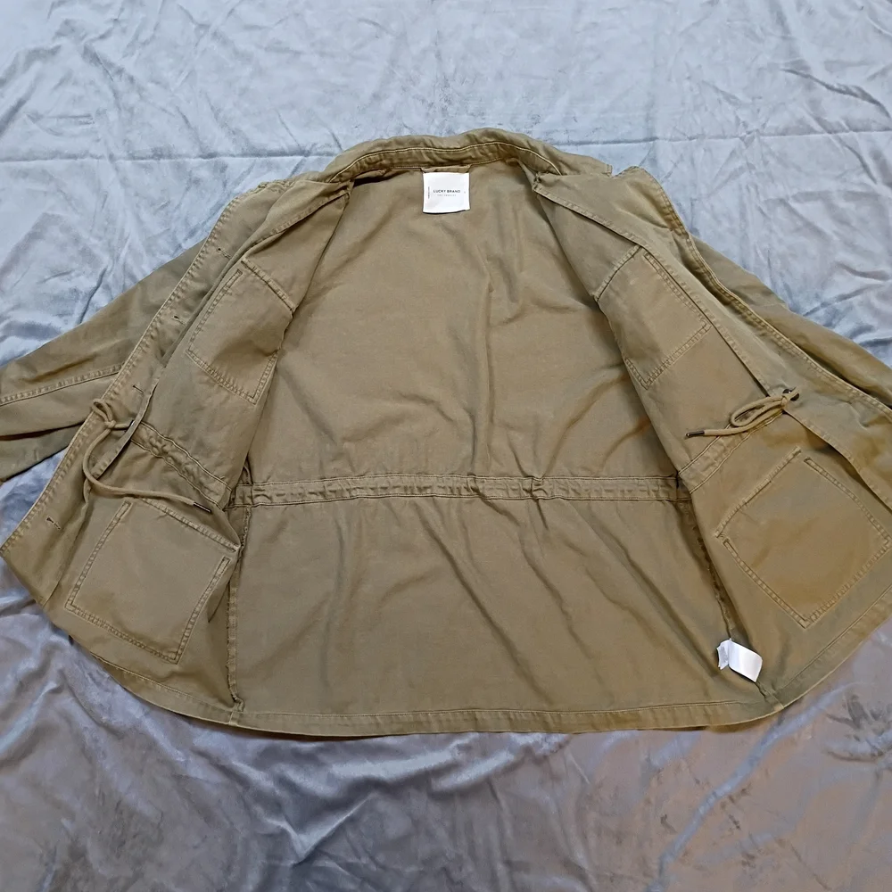 Lucky Brand Explorer Utility Cotton Twill Military Jacket - Picture 4 of 8